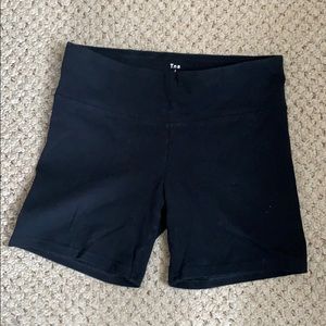 Black biker shorts